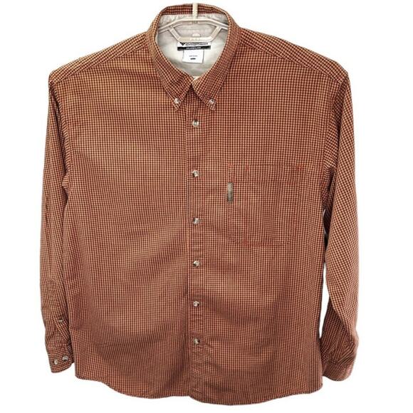 Columbia Shirt Mens L Button Front Long sleeve casual Work Outdoor Casual School - Picture 1 of 9